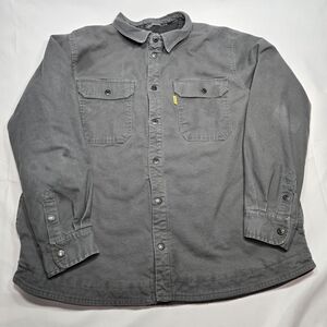 Can-Am Men's XXL BRP Grey Fleece lined Jacket Work Outdoors Camping Mechanic